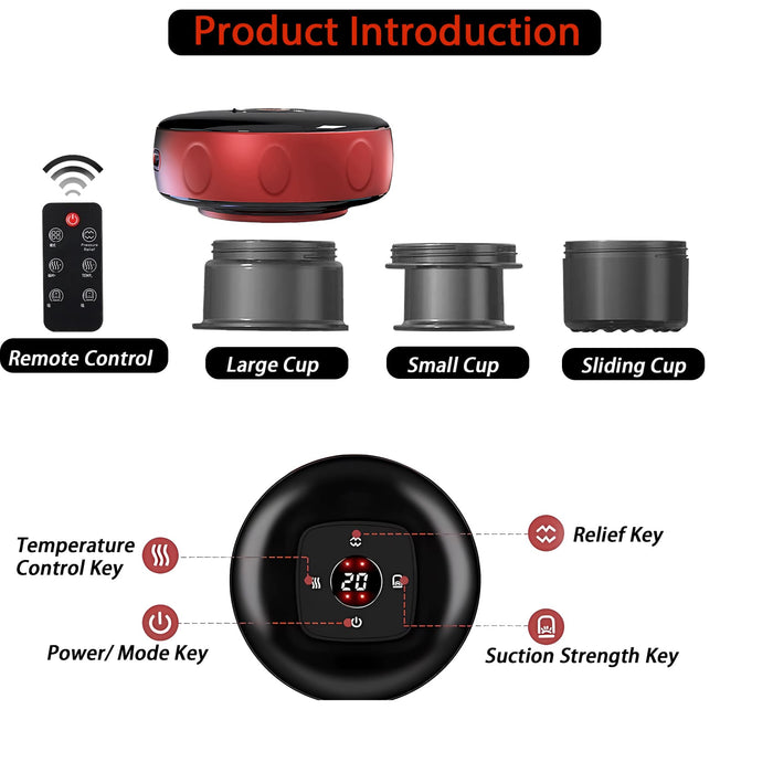 Remote Control Cupping Kit with Red Light C3