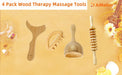 AiRelax AiRelax 4 Pack Wood Therapy Massage Tools for Body Shaping,Lymphatic Drainage Massager,Maderoterapia Kit